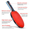 Whizz r-1 table tennis bat