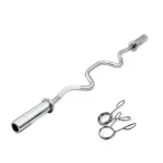 4ft 1.2m Olympic EZ Curl Barbell