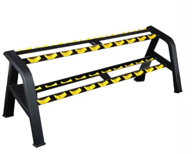 commercial two-tier 10-pairs Dumbbell Rack