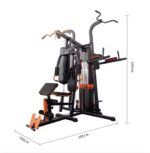 FITMAN Three Station Multi-Gym with Pull Up Bar